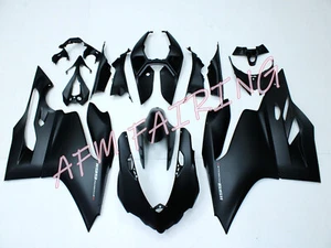 Matte Black ABS Injection Mold Bodywork Fairing Kit for Panigale 1199 2012-2014 - Picture 1 of 6