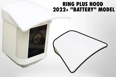 WOP Rain Canopy Hood Protection Sun Shade Glare Ring Spotlight Cam PLUS 2022 BATTERY