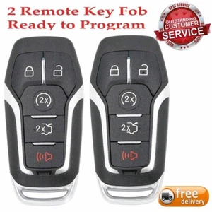 2 For 2015 2016 2017 Ford Edge Explorer Mustang Smart Car Remote Key Fob - Foto 1 di 9