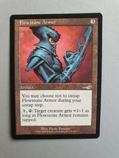 Flowstone Armor, MTG Nemesis (2000), Uncommon Artifact VNM