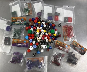 Huge Lot Of Dice Role Playing Game Dungeons And Dragons Wizards New & Vintage - Picture 1 of 14