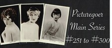 PICTUREGOER - Main Series 1920s ☆ FILM STAR ☆ Postcards #251 to #300
