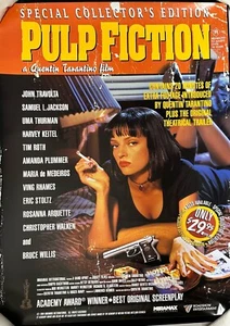 PULP FICTION RARE SPECIAL COLLECTORS EDITION SINGLE SIDED ONESHEET MOVIE POSTER - Picture 1 of 2