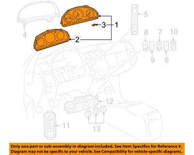 Medidor de velocímetro usado se adapta a: Mercedes-benz Mercedes clase ml 163 2004 tipo clúster Foto 1 de 4