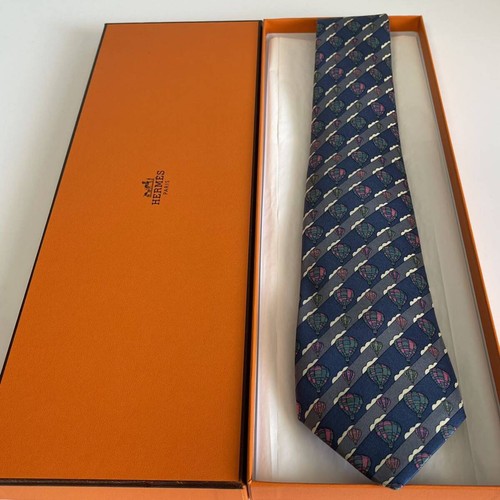 HERMÈS Cravatta uomo HERMES Francia vera seta cravatta abito classico lusso multicolore T167