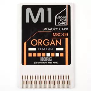 KORG M1 ORGAN ROM Tarjeta MSC-09 M1 M1R Sintetizador - Imagen 1 de 2