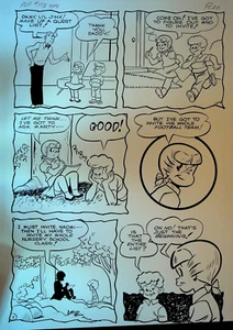 Pep Comics 173 Original Comic Art Page 20 Lil Jinx Joe Edwards - Picture 1 of 1