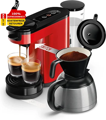 Philips 2In1 Kaffeepadmaschine Filterkaffeemaschine Kaffeepad Kapselmaschine  - Bild 1 von 4