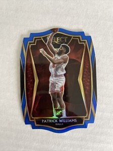 2020-21 Panini Select, “Premier Level” Blue Die-Cut RC #’d/249, Patrick Williams