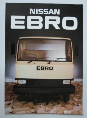 NISSAN EBRO L60 & L75 TRUCKS orig 1984 UK Mkt Sales Brochure - Image 1 of 3