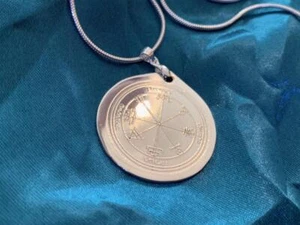 Sterling Silver Double Sided Ultimate Astral Travel Pentacle of The Sun - Imagen 1 de 4