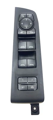 Interruptor de janela porta lateral driver preto jato fabricante de equipamento original para 2021 Tahoe Suburban Yukon e XL - Imagem 1 de 4