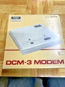 Tandy DCM-3 modem in box with power supply - no manual - Picture 1 of 3