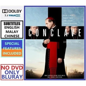 Cónclave (2024) Nuevo DVD Inglés DTS-HDMI 5.1 Toda Región BLU RAY Disco - Imagen 1 de 3