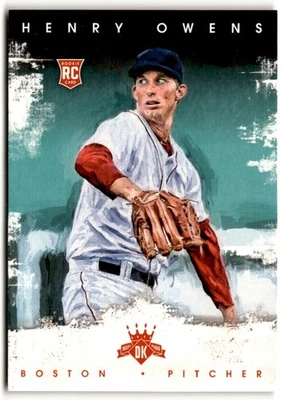 Henry Owens 2016 Panini Diamond Kings Rookie #150 Boston Red Sox - Image 1 of 2
