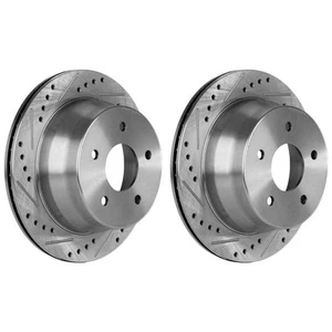 Rear Brake Disc Rotors for Chevy Olds S10 Pickup GMC Jimmy Chevrolet Blazer S-10 - Picture 1 of 12