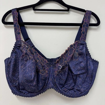 Prima Donna Hyde Park Navy Full Cup Bra 40F BNWT - Image 1 of 4