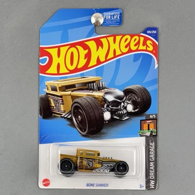 Hot Wheels Bone Shaker Gold HW Dream Garage 2022 4/5 105/250 Foto 1 de 4
