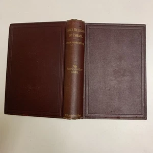 Antique 1889 2nd ED. Hard-Cover Book "The Early Religion of Israel" J. Robertson - Picture 1 of 16