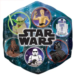 Star Wars 23 Zoll Galaxy Supershape Folienballon Geburtstag Party Ballon - Bild 1 von 1