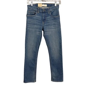 Levi's 511 Slim Denim Blue Jeans Garment Dyed Adjustable Waist Size 12 Kids NWT  - Picture 1 of 9