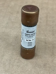 Bussmann | NO-15 | 15 amperios fusible único de uso general - Imagen 1 de 1