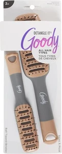 Goody Detangle It Spazzola per Capelli Ventilata, Spazzola Districante ad Asciugatura Rapida con MARRONE - Foto 1 di 4
