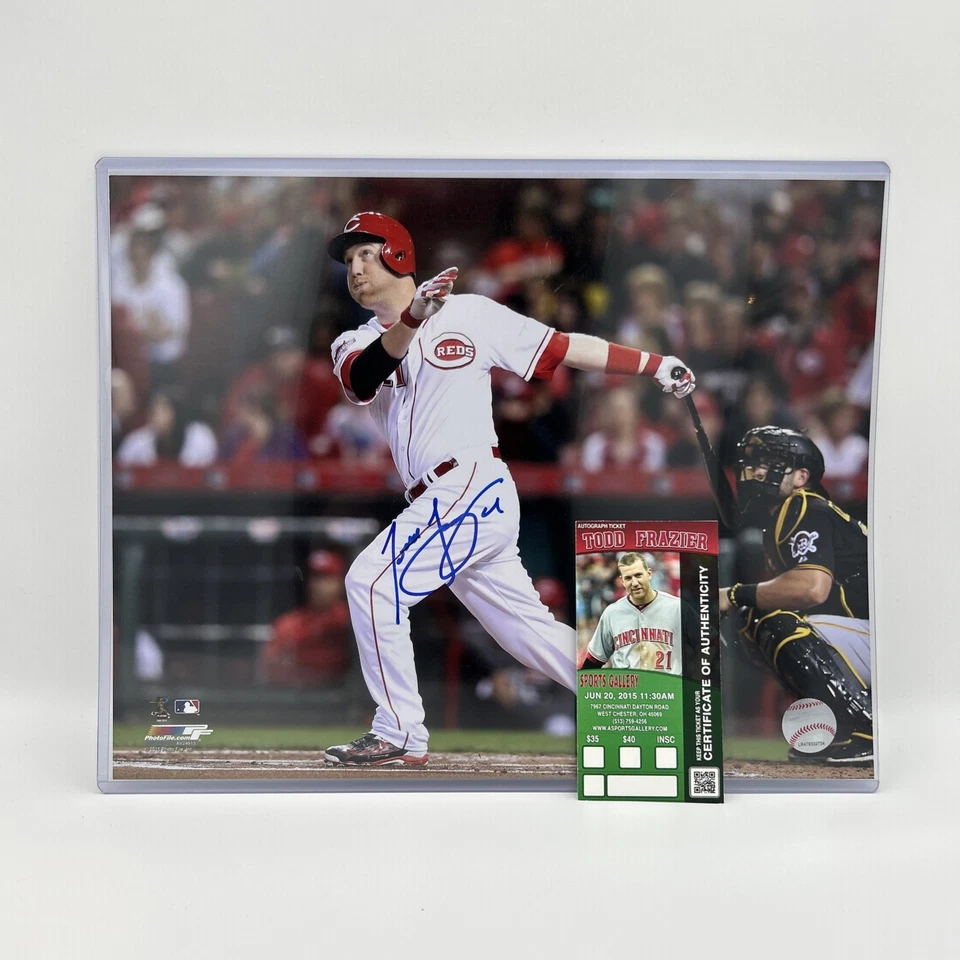 Todd Frazier Signed PhotoFile 11x14 - Image 1 of 1