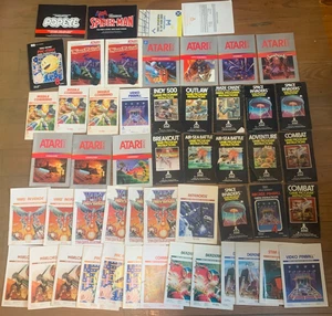 Atari 2600 Handbücher und Beilagen riesiger Posten - Bild 1 von 3