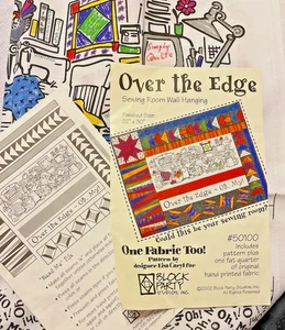 kit Block Party OVER THE EDGE 22x30" Printed Fabric Uncut New 2002 - Picture 1 of 11