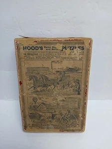 Antikes Kinder Spielzeug Puzzle um 1891 Hauben Regentag & Ballon - Bild 1 von 6
