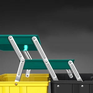 3 Layers Folding Tool Box Sturdy And Durable Organizer For Home - Picture 1 of 12