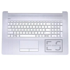 NEW REPLACEMENT PALMREST FOR HP 17-BY0006NS TOP CASE US KEYBOARD WITH TRACKPAD - Zdjęcie 1 z 6
