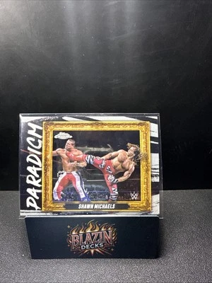 2025 WWE Topps Chrome Shawn Michaels Paradigm #PAR-SML - Image 1 of 2