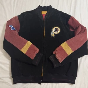 Vintage NFL Washington Redskins Suede Jacket Size XXL 2XL Excellent Quality - Picture 1 of 12