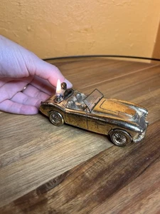 Vintage Golden Austin Healy Car Table Lighter - Picture 1 of 5