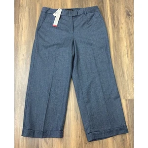 NEW Talbots Italian Flannel wool plaid cuffed dress pants slacks, 6 - Picture 1 of 5