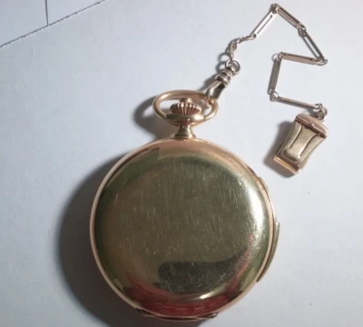 Paul Buhre pocket watch 18k 0.750 gold, 139.9grams, beautiful, Repeater, running - Image 1 of 4
