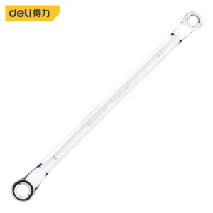 Llave Doble Cabeza Doble Anillo Llave Anillo Desplazamiento Profundo Coche Cromo Vanadio Acero - Imagen 1 de 12