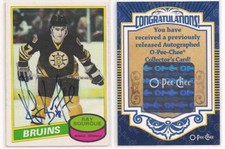 2007-08 OPC UD RAY BOURQUE RC Buyback AUTO 1/1 Upper Deck O-Pee-Chee Rookie SP