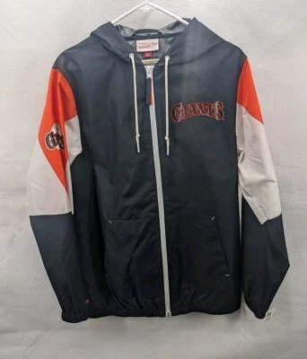 Giants Baseball Light Weight Full Zip Men's Coopertown Mitchell And Ness Small - Image 1 of 4