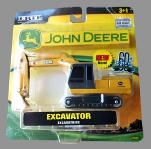 2005 ERTL JOHN DEERE EXCAVATOR Diecast Yellow 60Th. Anniversary Yellow #37308 - Picture 1 of 13