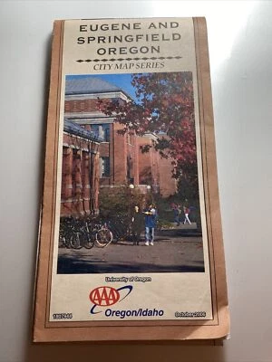 Mapa  Eugene y Springfield Oregon����.  stmap 2006 con la Universidad de Oregón ☼ Abz Foto 1 de 4