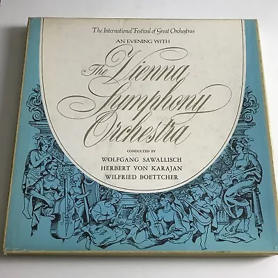 An Evening With The Vienna Symphony Orchestra 4 X LP Record Box Set - VG+/NM - Image 1 of 4