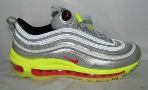 Nike Air Max 97 RFT GS 'Silver Volt' Shoes Size 6Y | Women’s Size 7.5 BQ8437-002 - Picture 1 of 8