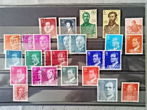 Briefmarken Spanien auf 1 Steckkarten gestempelt auch ältere Marken - Bild 1 von 2