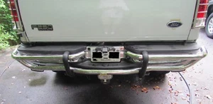 SMITTYBILT REAR BUMBER COVER PROTECTOR GUARD 99-07 FORD F250/350 STAINLESS - Picture 1 of 12