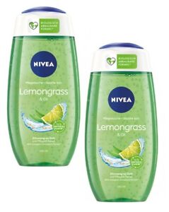 Neu! Nivea ~ Pflegedusche Lemongras & Oil ~ Pflegeölperlen ~ Set: 2 x 250 ml