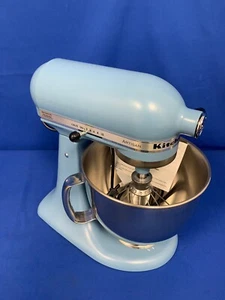 KitchenAid Artisan Stand Mixer 5 QT W/ Cookie Scoop Set-Velvet Blue- NEW - Picture 1 of 7
