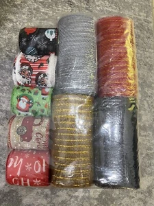 Woanger 15 Rolls Christmas Ribbon - Picture 1 of 3